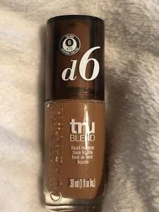 Covergirl Tru Blend Liquid Makeup Foundation D6 toasted almond - Picture 1 of 2