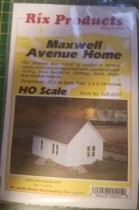 HO Scale RIX Products #628-0201 Maxwell Avenue Home New in Package Kit - Picture 1 of 1