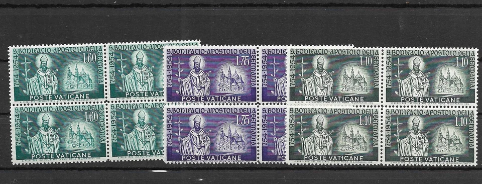 (FO0051) Vaticano 1955 San Bonifacio MNH Foto 1 de 1