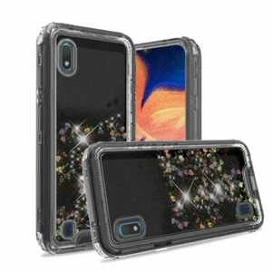 for Samsung Galaxy A10e Case Glitter Shockproof Phone Cover - Picture 1 of 5