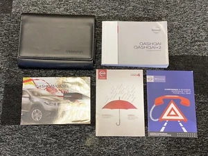GENUINE NISSAN QASHQAI/QASHQAI+2 OWNERS MANUAL HANDBOOK WALLET PACK 2006-2013 - Picture 1 of 7