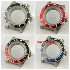 40mm sapphire glass exhibition back Watch Case Fit NH35 NH36 NH35A MOVEMENT - Picture 1 of 10