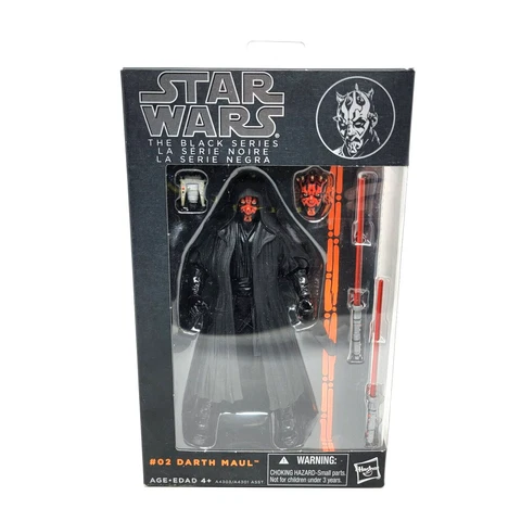 Star Wars Hasbro The Black Series Darth Maul #02 Orange Line Figure Cover