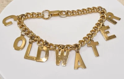 Pulsera colgante vintage 1964 Goldwater campaña política letra nombre dije Foto 1 de 4