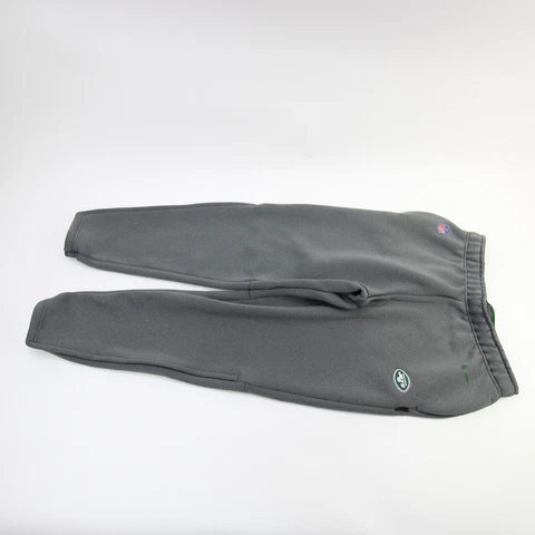 New York Jets Nike NFL On Field Apparel Dri-Fit Athletic Pants Men's Gray Used Cover