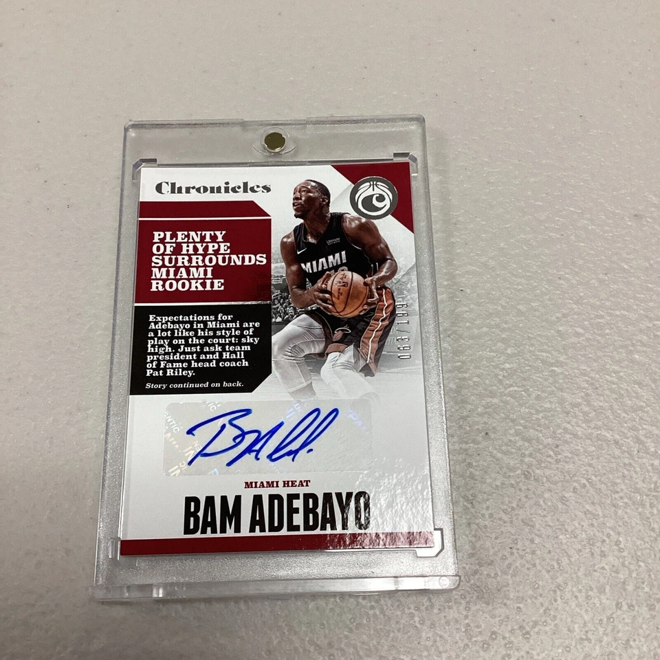 2017-18 Panini Chronicles Rookie Autographs Signature Bam Adebayo /199 - Image 1 of 2