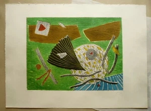 Goetz Henri. Acquaforte e Carborundum. Cm.50x65. Esemplare n° 2/50. Grafica Uno - Imagen 1 de 1