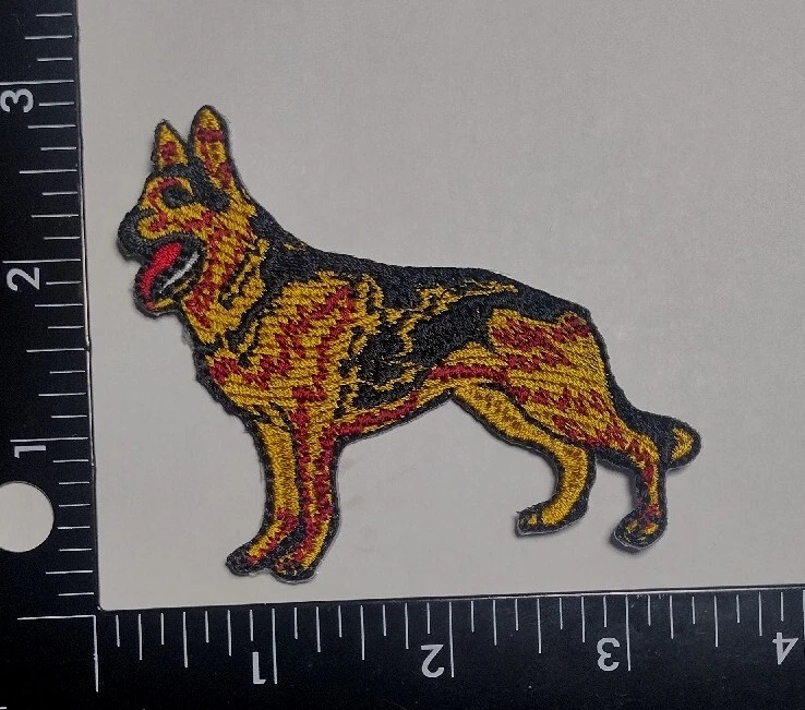 German Shepherd Dog K9 Iron On or Sew On High Quality Patch Fast Shipping  - Image 1 of 1