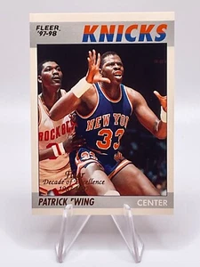 Patrick Ewing 1997-98 Fleer Decade of Excellence #3 HOF New York Knicks Sharp! - Picture 1 of 2