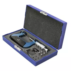 1-2" Screw Thread Micrometer KIT with Anvils Graduation .001" - Picture 1 of 3
