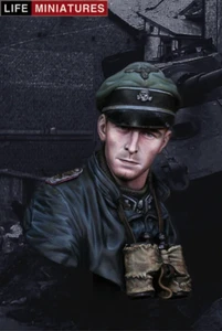 Life Miniatures - Joachim Peiper - 1/10th Resin Bust - LMB002 - Picture 1 of 9