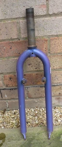 Tange Big Fork, Purple, 26", Cantilever Brakes - Picture 1 of 7