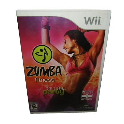 Videojuego Zumba Fitness Nintendo Wii con Manual Sin Cinturón Probado y Funcionando Foto 1 de 4