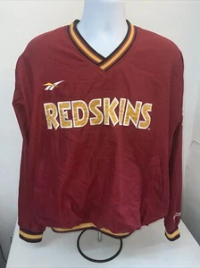 Vintage Reebok Pro Line Washington Redskins Jacket Size XL Embroidered Logo - Picture 1 of 11