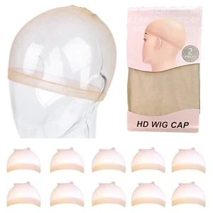 Transparent HD Wig Cap for Lace Front Wigs 10 Packs 20 Pcs Wholesale - Picture 1 of 9