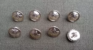 URSS botones botón botón botón 8 piezas gorro de paraguas camisa ejército soviético - Imagen 1 de 1