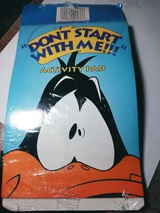 Vintage Set Of 2 Looney Tunes Activity Pads/Books for kids 1998 NEW Taz Daffy - Picture 1 of 2