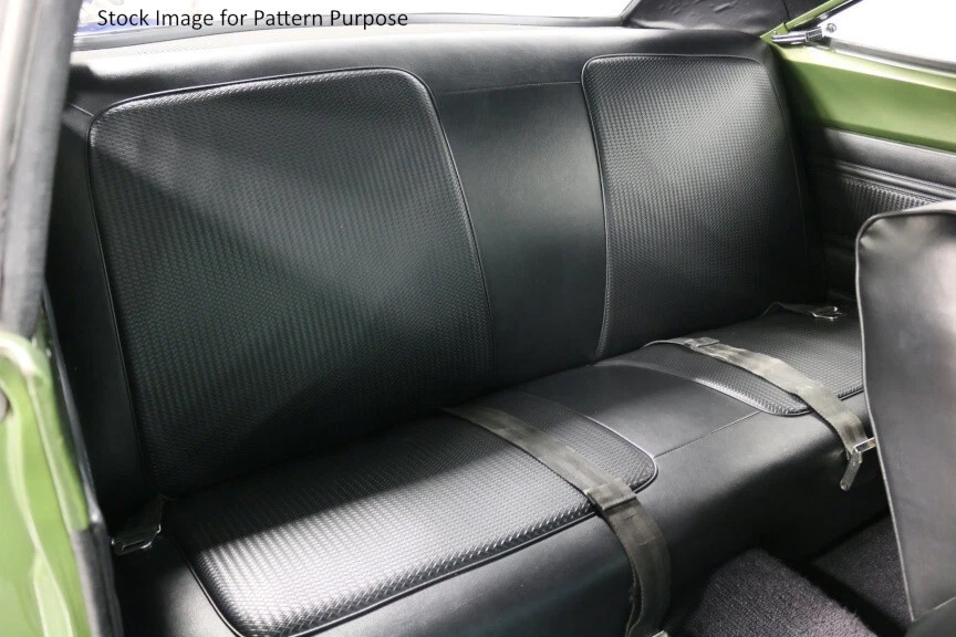 1969 Plymouth Belvedere & Road Runner Deluxe Coupe Rear Seat Cover - Image 1 of 1