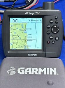 Parts Garmin GPSmap 172c GPS Chartplotter Display; Screen Issue See Description!