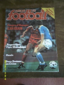 1979 MIROIR DU FOOTBALL POSTER ANGOULEME AUXERRE ARGENTINE MARADONA - Imagen 1 de 3