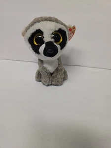Ty Beanie Boos - LINUS der Lemur (6 Zoll) Neu mit Etikett Plüschtier Stofftier Spielzeug - Bild 1 von 10