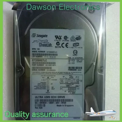 Seagate st336607lc SCSI 80 pin hard disk 36g 36gb 10K U320 - Image 1 of 2