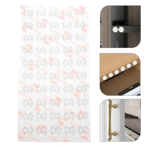  50 Pcs Felt Pad Anti-collision Sticker Door Strip Bumpers Self Adhesive - Picture 1 of 12