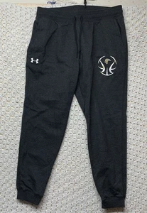 NWT Under Armour Jogger Sweatpants Mens Sz XL Gray HeatGear Gym Running Pants - Picture 1 of 13