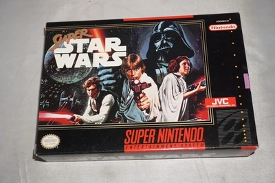 Super Star Wars (Super Nintendo SNES) Complete in Box CIB - Image 1 of 4