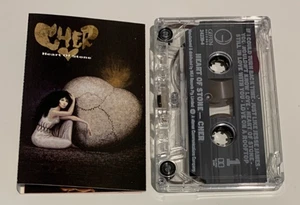 CHER Heart Of Stone Cassette Tape Excellent Condition With Lyrics - Bild 1 von 3