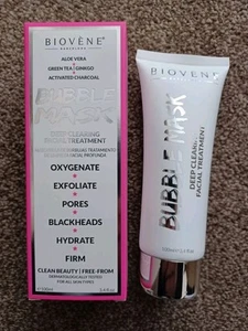 Biovene Cleanser Bubble Mask Deep Clearing Facial Treatment 100ml Brand New - Picture 1 of 3