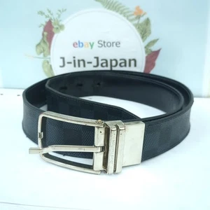 Louis Vuitton M9216 Belt Santur Boston Damier Cobalt Made in Spain Men's 90/36 - Picture 1 of 24