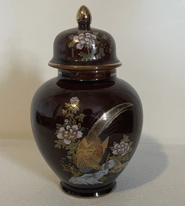 Vintage Mann Japanisches Ingwerglas Goldener Fasan - Bild 1 von 17