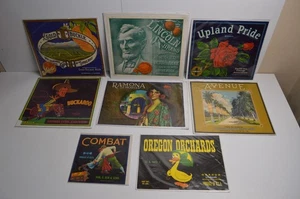 8 annunci vintage Cirtus Orange Crate Box Southern CA USA Redlands Upland Riverside - Foto 1 di 12