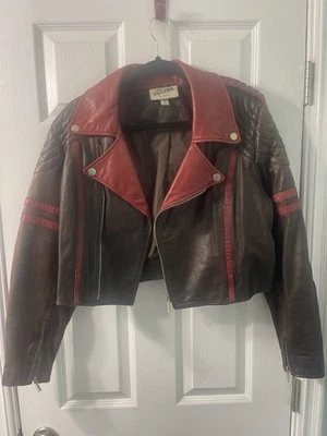 Chaqueta de moto Jean Paul Gaultier piel de cordero - XL - IMPRESIONANTE Foto 1 de 4