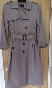 Debenhams Ladies Trench Coat Size 12 Petite in VGC - Picture 1 of 7