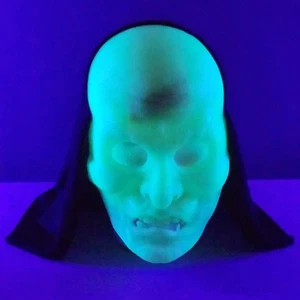 Vtg Halloween Glow In Dark Skull Scary Skeleton Mask Costumes  - Picture 1 of 10