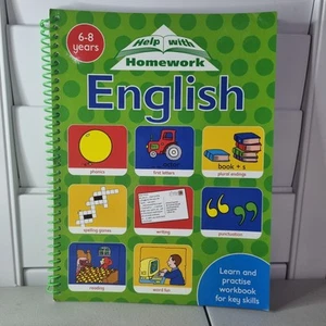 Help With Homework English for Years 6-8 from Autumn Publishing Free Postage - Picture 1 of 12