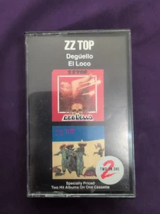 ZZ Top Deguello & El Loco Double Cassette w/ Case -Tested and Works- - Picture 1 of 6