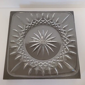 Waterford Crystal Lismore  12" Square Charger Plate Some Flaws - Picture 1 of 4