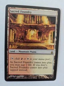 Sacred Foundry Ravnica MTG NM Free Shipping with tracking - Picture 1 of 2