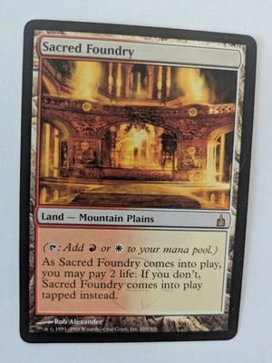 Sacred Foundry Ravnica MTG NM Free Shipping with tracking - Image 1 of 2