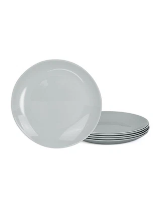 LaGlint 10.5 inch Dinner Plate Set of 6, Lightweight Round Opal Glass Grey Di... - Image 1 of 4