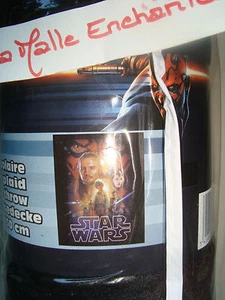 PLAID POLAIRE STAR WARS  120 X 150   NEUF   POLAR PLAID   FLEECE THROW - Picture 1 of 1