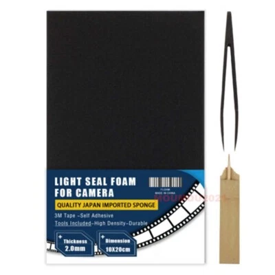 Self Adhesive Film Camera Holder Back Repair Light Seal Baffle Foam Sponge Sheet - Image 1 of 4
