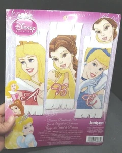 Janlynn Disney Princess Bookmark Set 1138-63 Counted Cross Stitch Kit NIP 2010 - Picture 1 of 5