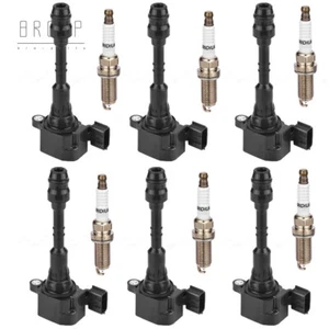 6x Ignition Coil + Spark Plug For 2005-2019 Nissan Frontier Pathfinder Xterra - Picture 1 of 9