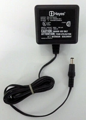 Hayes Power Adapter 52-00042 Model No. T41-090800-A01 - Image 1 of 4