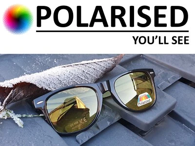 ENGINESS HD Night Driving Glasses Polarise Anti Glare Unisex Sunglasses for Men Women