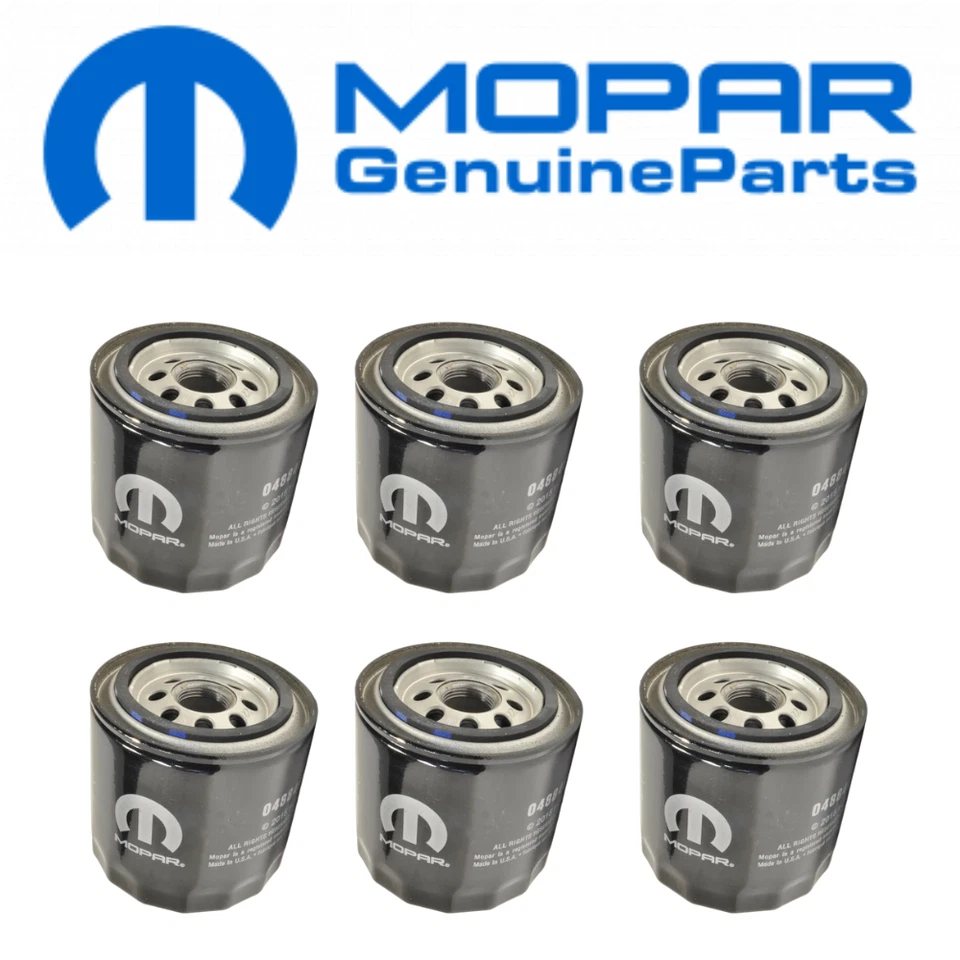 FILTRO DE ACEITE OE MOPAR 6X CADILLAC STS 06-09 CHRYSLER 300C DODGE CHARGER 08-13 Foto 1 de 1